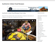 Tablet Screenshot of indianrecipe.org